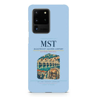 Thumbnail for Maastricht Aachen Airport MST design on samsung case - light blue