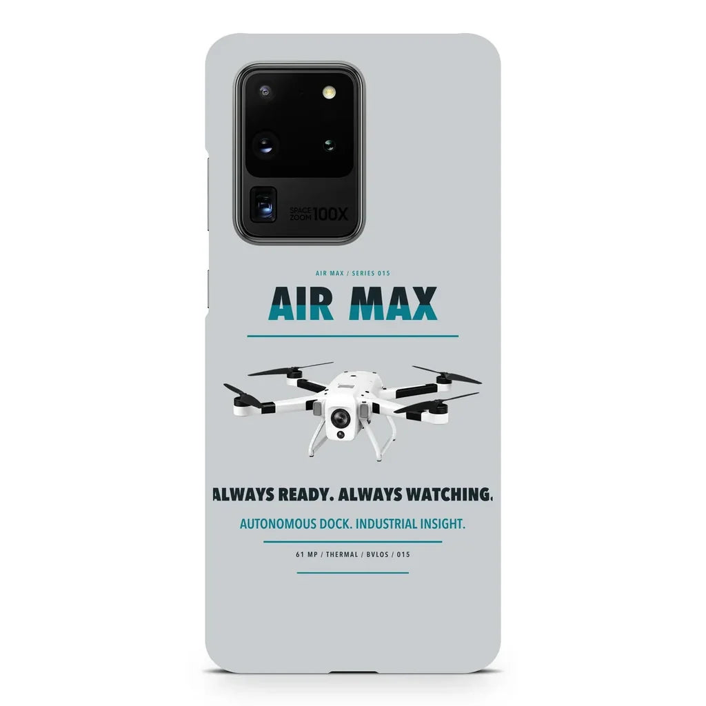Percepto Air Max design on samsung case - light gray