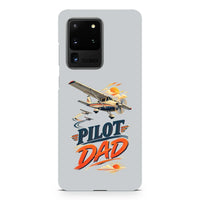 Thumbnail for Pilot Dad design on samsung case - light gray