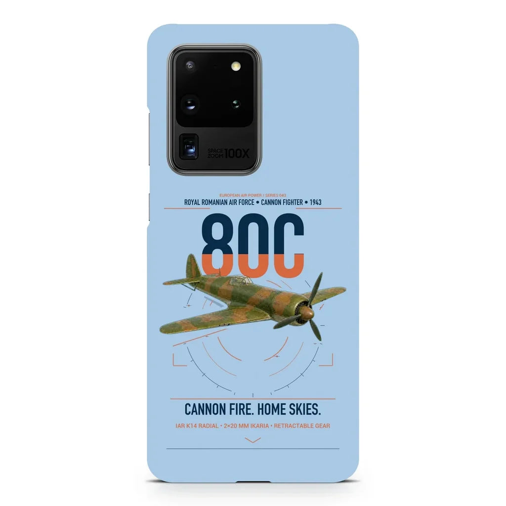 IAR 80C design on samsung case - light blue