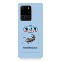 Thumbnail for Boeing CH-47D design on samsung case - light blue