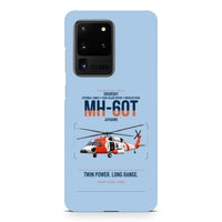 Thumbnail for Sikorsky MH-60T Jayhawk design on samsung case - light blue