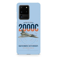 Thumbnail for Dassault Mirage 2000C RDI design on samsung case - light blue