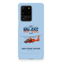 Thumbnail for Airbus MH-65E Dolphin design on samsung case - light blue