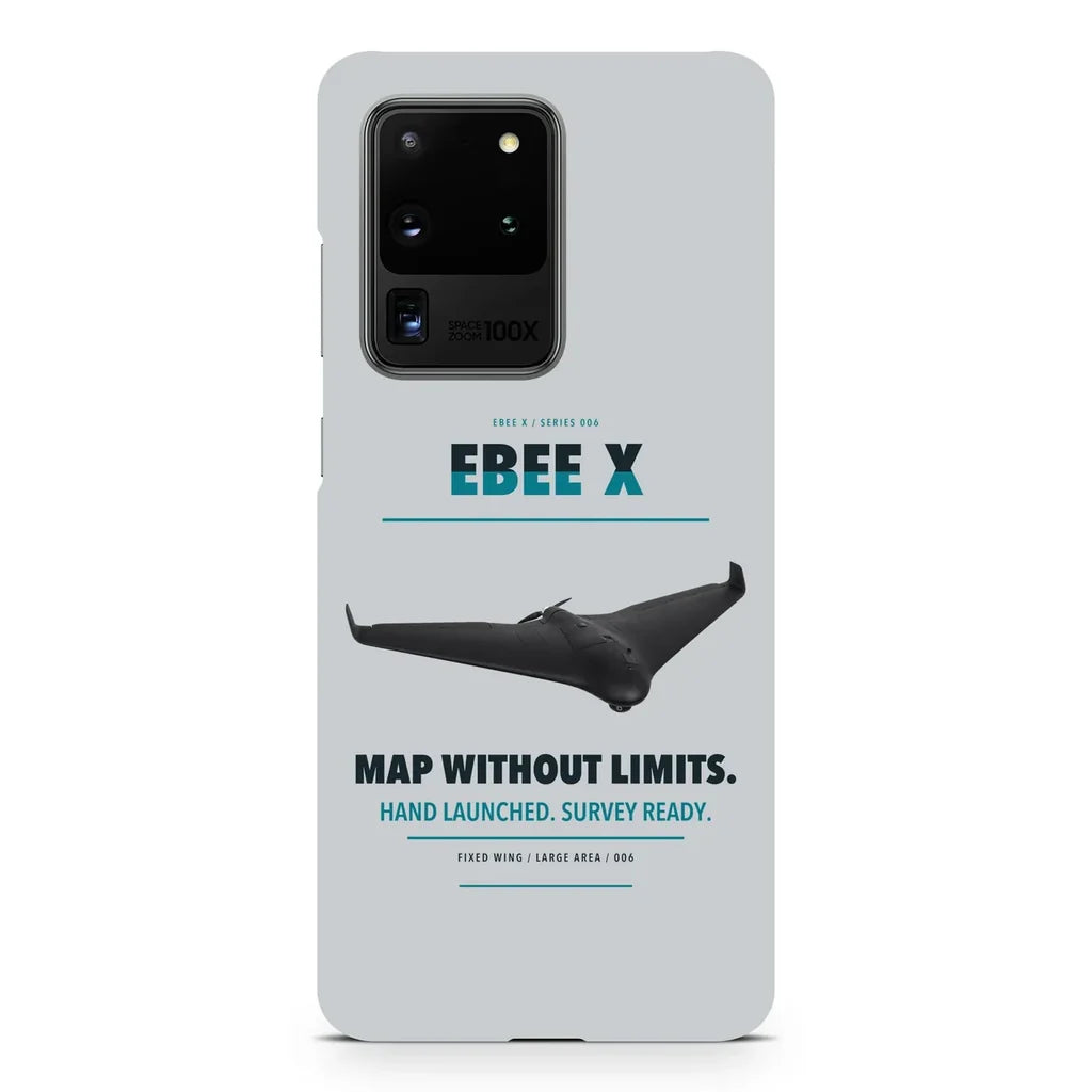 AgEagle eBee X design on samsung case - light gray