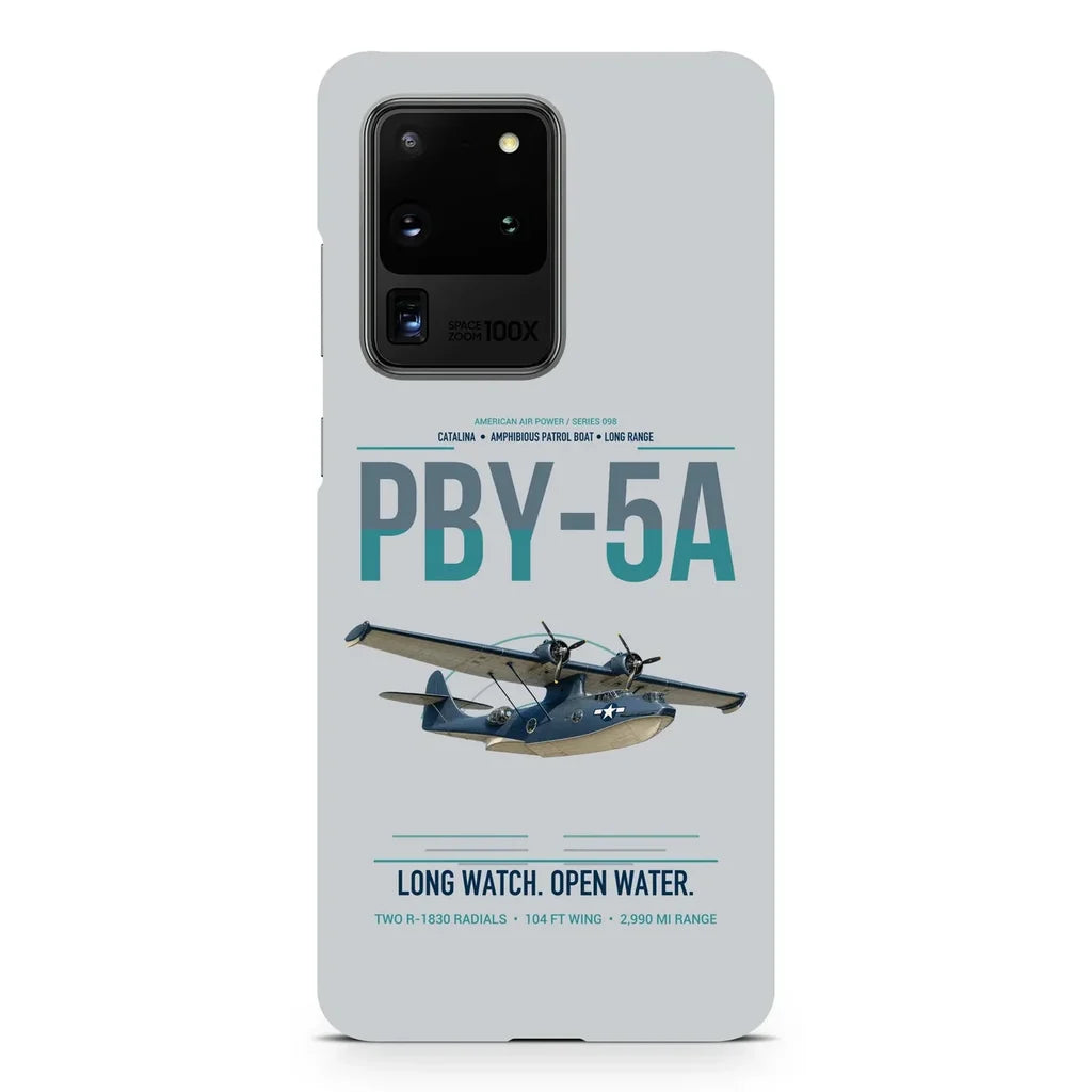 PBY-5A Catalina design on samsung case - light gray