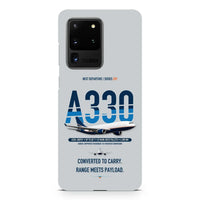 Thumbnail for Airbus A330-200P2F design on samsung case - light gray