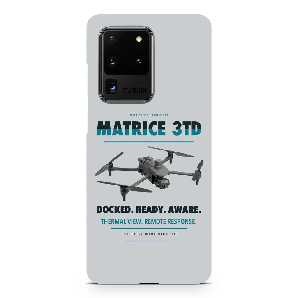 DJI Matrice 3TD design on samsung case - light gray