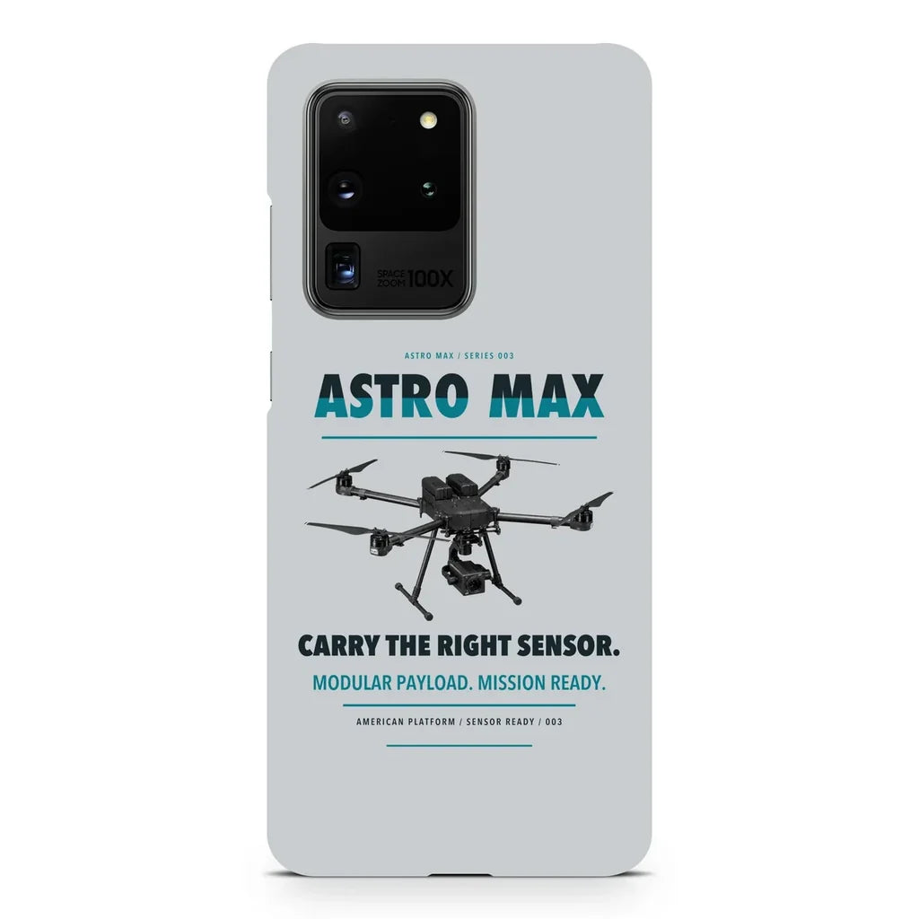 Freefly Astro Max design on samsung case - light gray