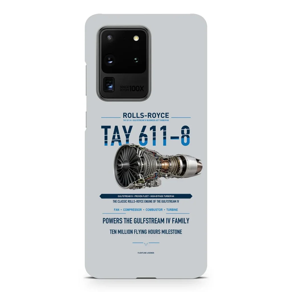 TAY 611-8 design on samsung case - light gray