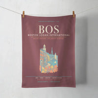 Thumbnail for Boston Logan International Airport BOS - Dark Red