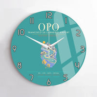 Thumbnail for Porto Francisco Sa Carneiro Airport OPO - Douro Azulejo Current Wall-Clock No-Frame - Turquoise