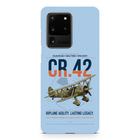 Thumbnail for Fiat CR.42 Falco design on samsung case - light blue