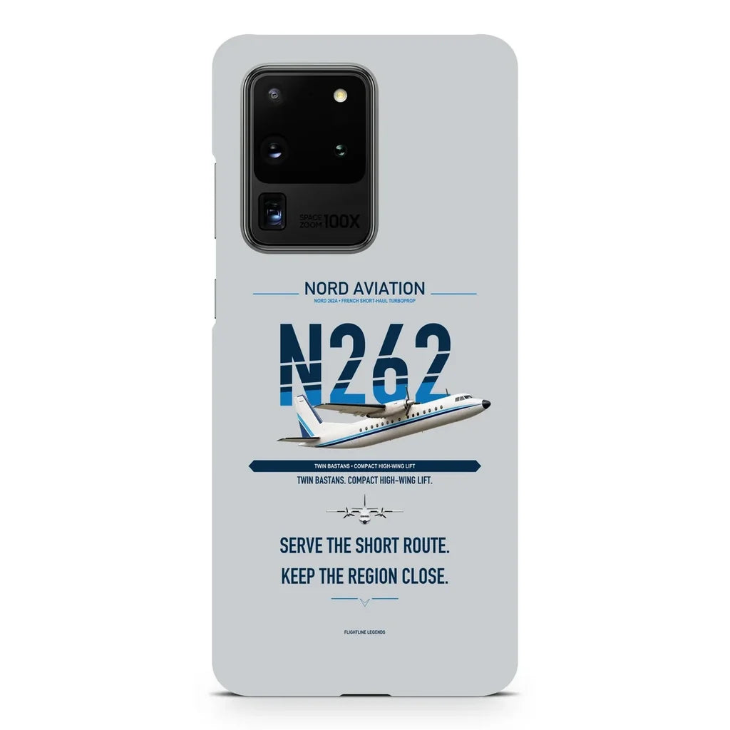 Nord 262A design on samsung case - light gray