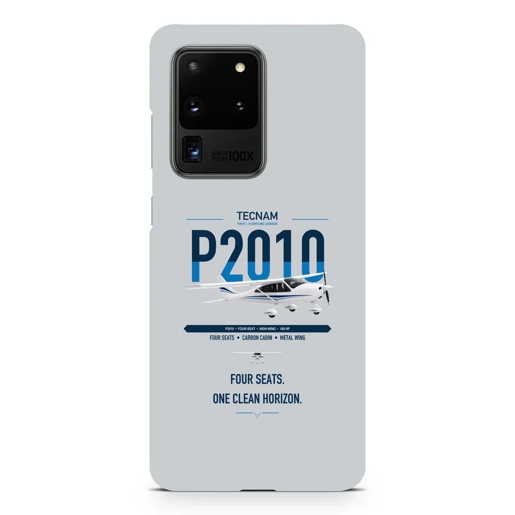 Tecnam P2010 design on samsung case - light gray