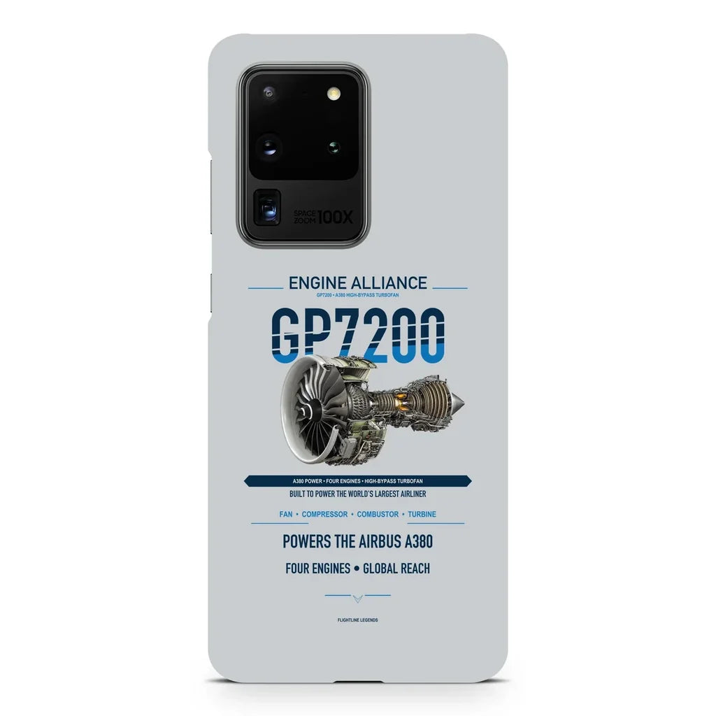 GP7200 design on samsung case - light gray