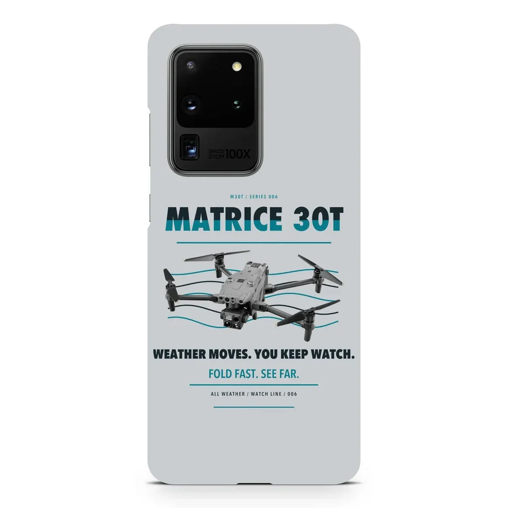 DJI Matrice 30T design on samsung case - light gray