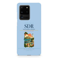 Thumbnail for Santander Airport SDR design on samsung case - light blue