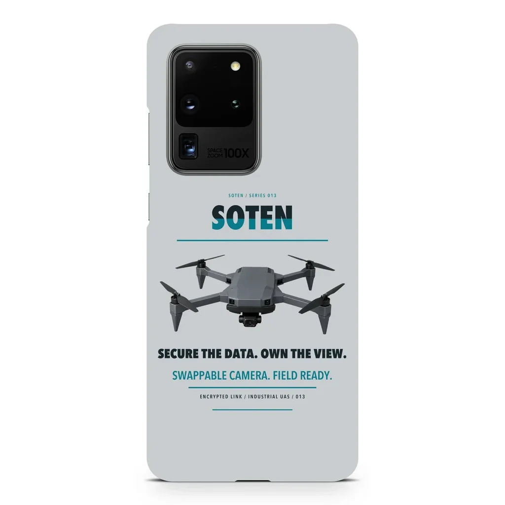 ACSL SOTEN design on samsung case - light gray
