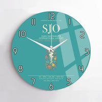 Thumbnail for Juan Santamaria International Airport SJO  San Jose Wall-Clock No-Frame - Turquoise