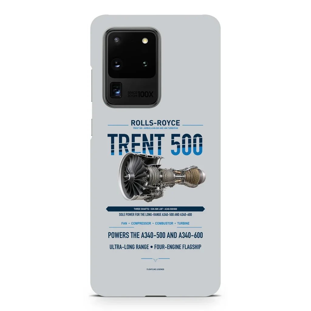 TRENT 500 design on samsung case - light gray