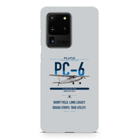 Thumbnail for Pilatus PC-6 Porter design on samsung case - light gray