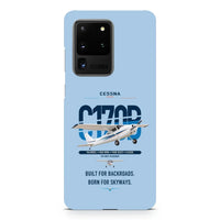 Thumbnail for Cessna 170B design on samsung case - light blue