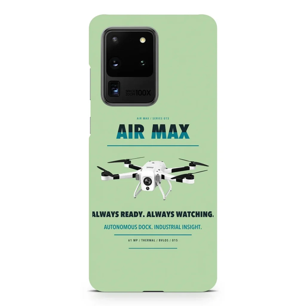 Percepto Air Max design on samsung case - light green