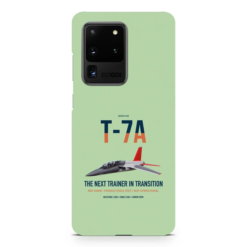 T-7A Red Hawk design on samsung case - light green