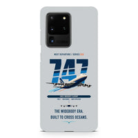 Thumbnail for Boeing 747-200B design on samsung case - light gray