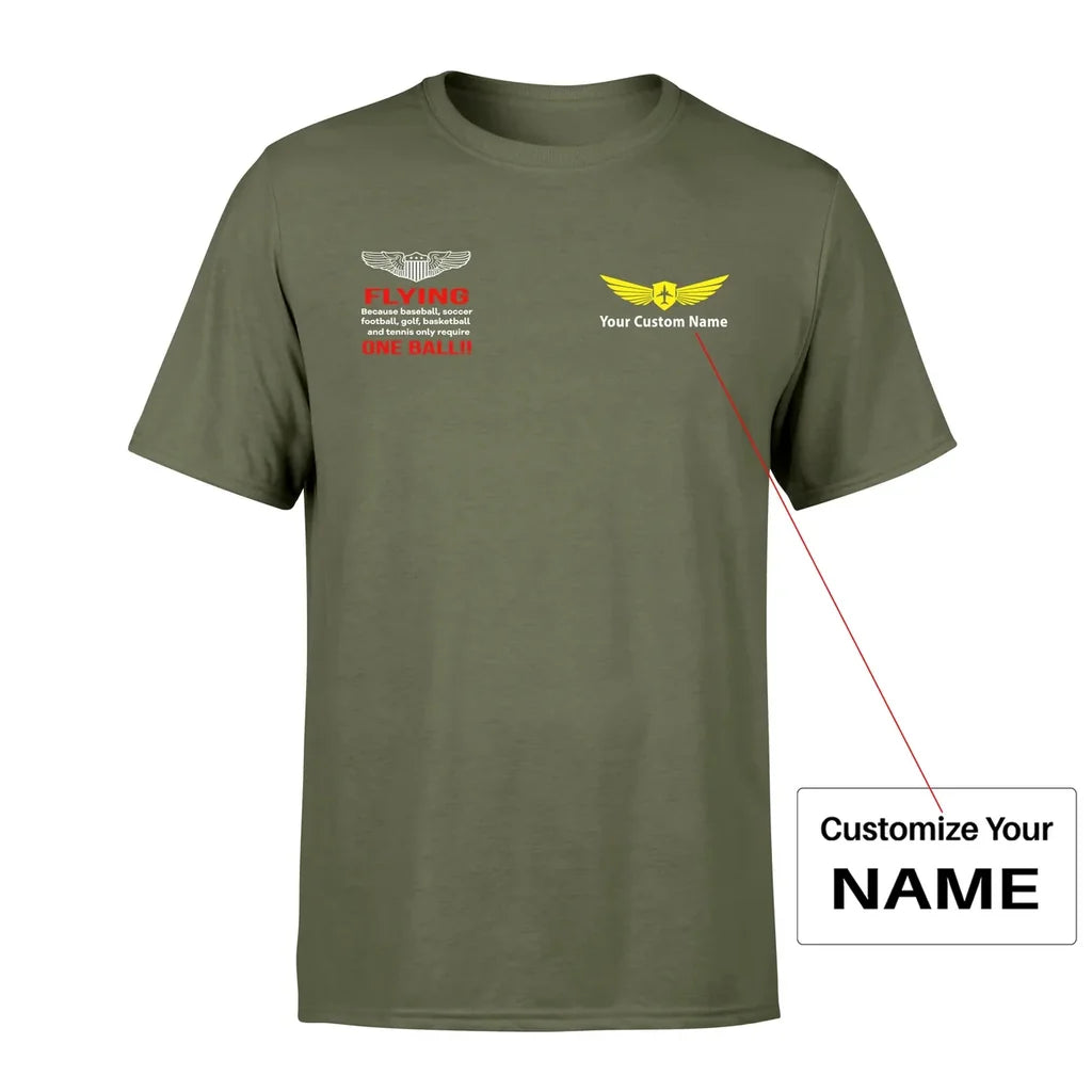 Customisable Flying One Ball T-Shirt - view 13