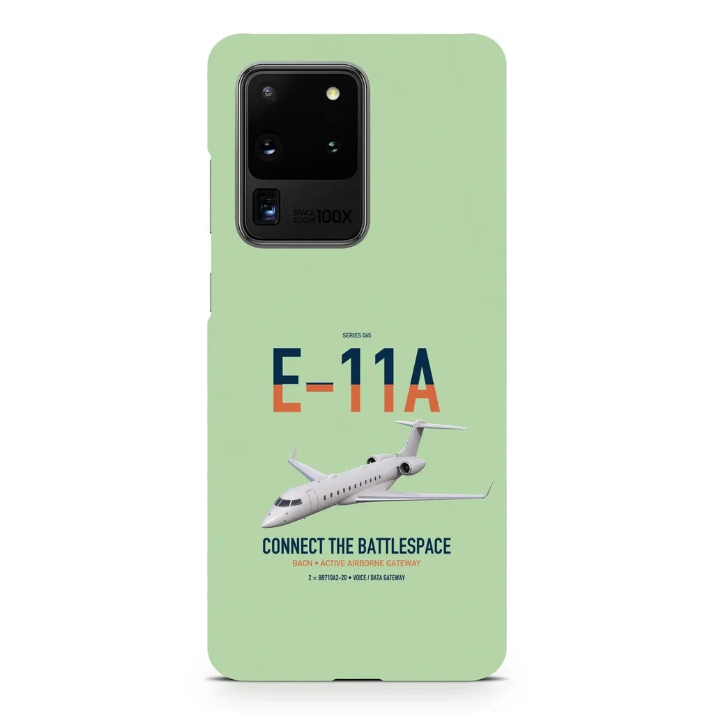 E-11A BACN design on samsung case - light green