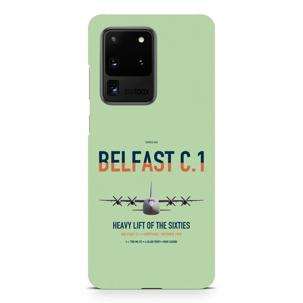 Short Belfast C.1 design on samsung case - light green