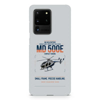 Thumbnail for MD Helicopters MD 500E design on samsung case - light gray
