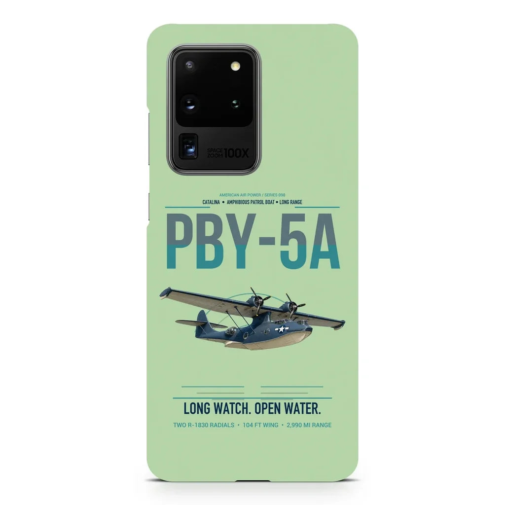 PBY-5A Catalina design on samsung case - light green
