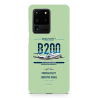 Thumbnail for King Air B200 design on samsung case - light green