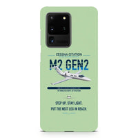 Thumbnail for Cessna Citation M2 Gen2 design on samsung case - light green