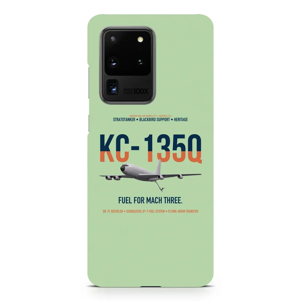 KC-135Q Blackbird Tanker design on samsung case - light green