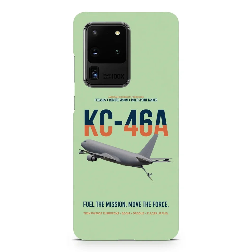 KC-46A PEGASUS design on samsung case - light green