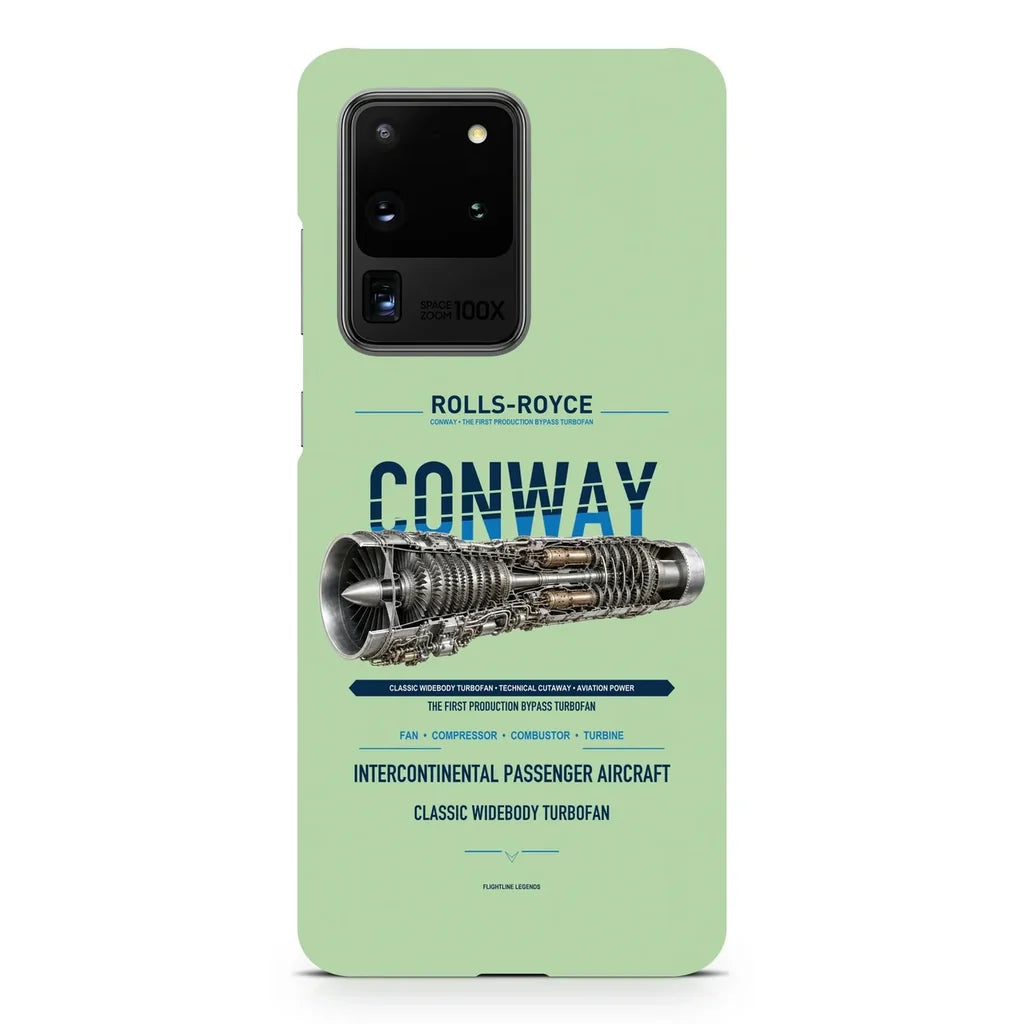CONWAY design on samsung case - light green