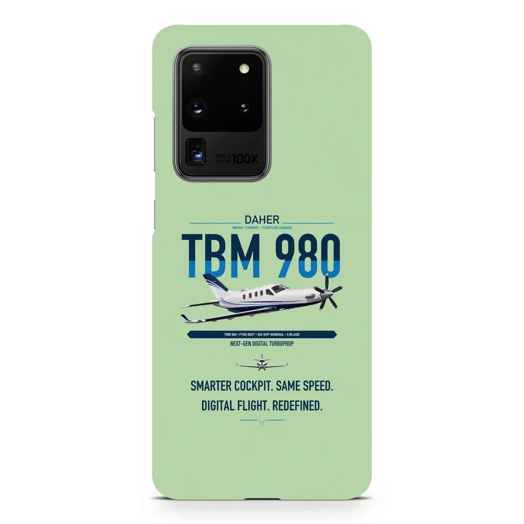Daher TBM 980 design on samsung case - light green