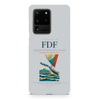 Thumbnail for Martinique Aimé Césaire International Airport FDF — Fort-de-France design on samsung case - light gray