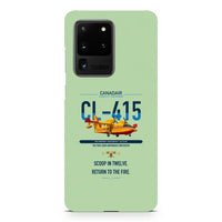 Thumbnail for Canadair CL-415 design on samsung case - light green