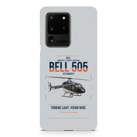 Thumbnail for Bell 505 Jet Ranger X design on samsung case - light gray