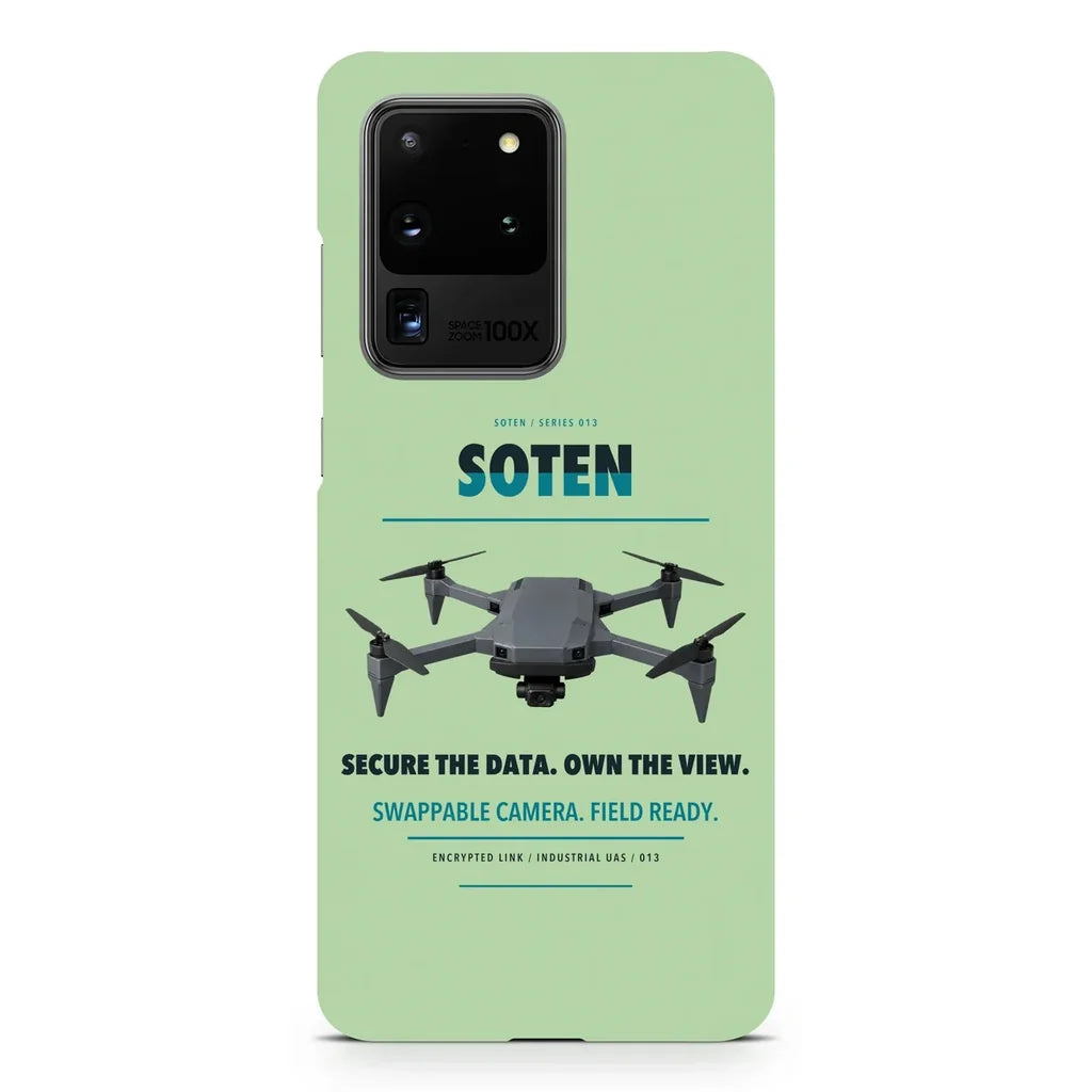 ACSL SOTEN design on samsung case - light green