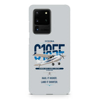 Thumbnail for Cessna A185F Skywagon design on samsung case - light gray