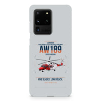 Thumbnail for Leonardo AW189 design on samsung case - light gray