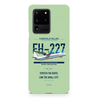 Thumbnail for Fairchild Hiller FH-227B design on samsung case - light green
