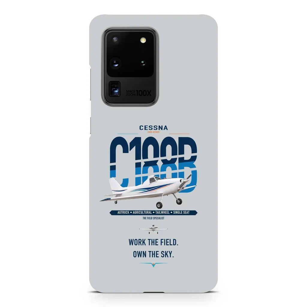 Cessna A188B AgTruck design on samsung case - light gray