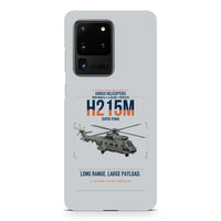Thumbnail for Airbus H215M design on samsung case - light gray